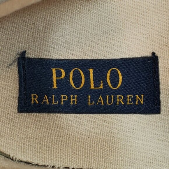 Polo Ralph Lauren Lander Grey Canvas Boat Shoes Men's Size 11D Preppy Casual - Picture 6 of 6